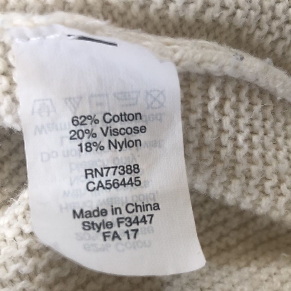 Madewell Natural Cotton Normcore Sweater Size S - Picture 8 of 12